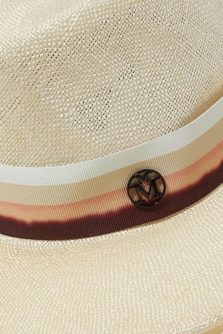 Charles Straw Fedora Hat